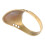Durable Brass Archery Thumb Ring Protector with Anti-Lost Rope for Hunting 3