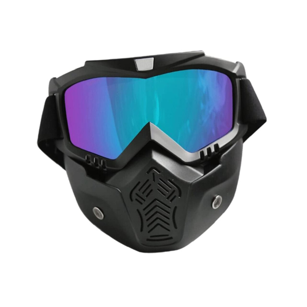 Motorcycle Helmet Goggles Balaclava Ski Mask 2 Pack For Women Snowboard Snowmobile Face Mask With Lens 9382693029102