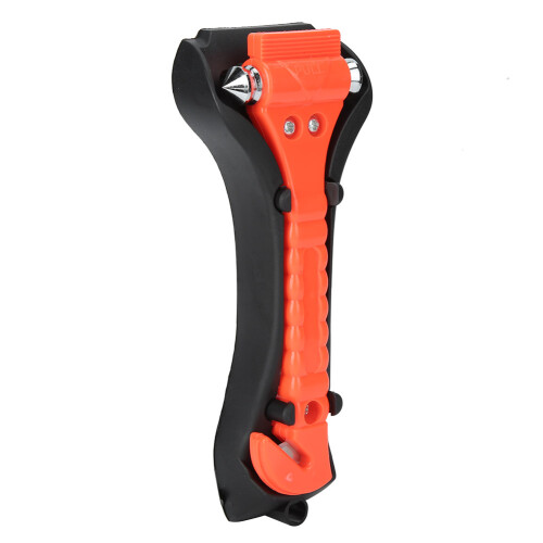 Emergency Escape Tool, Compact Size Double Headed Hammer With Sharp Blade And Reflective Strips For Easy Identification In Low Light Situations, 1