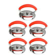 5pcs Colorful Silicone Pot Lid Handle Stainless Steel Knob Heat Resistant Grip for Cookware