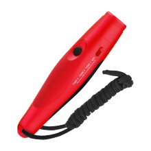 Referee Whistle Electronic, Portable Handheld, BatteryOperated Safety Tool, Hiking Survival Kit, Red, Dog Training