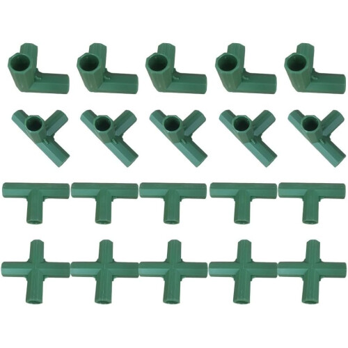 Reliable 11mm Greenhouse Connectors, Model D, Universal Fit for Garden Structures, Durable Frame Components 1