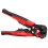 Self-Adjusting Crimper for Wire Stripping, Durable Construction Multi Function Tool with TPR Handle Ergonomic Design Suitable for Copper Aluminum 4