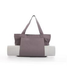 Yoga Mat Carrying Bag Large Capacity Portable Yoga Pilates Mat Bag For Travel Office Beach Shoulder Bag Brown