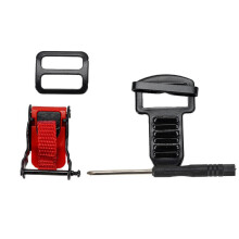 Helmet Quick Release Buckle Replacement Clip, Universal Bike Helmet Fastener, Red