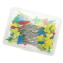 100 Pcs Butterfly Shape Sewing Pins for Quilting and DIY Dressmaking Accessories MultiColor