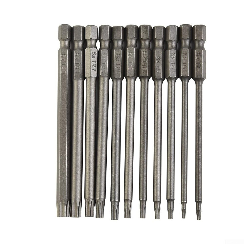 Screwdriver Bits Set 11Piece Torx And Hex Bits With Magnetic Heads For Hand And Electric Screwdrivers 9199774899574