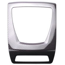 Bilstyling Kolfiber FräMre LäSlampa Dekoration Panel Cover Sticker Trim för 5-Serie F10 F18 BiltillbehöR