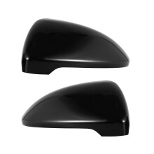 2 PiÈCes pour 7 Mk7 7.5 Gtd R pour L Couvercle De RÉTroviseur LatÉRal E- Bouchons Brillant Noir Cover Cover Cover Case 2013-2017