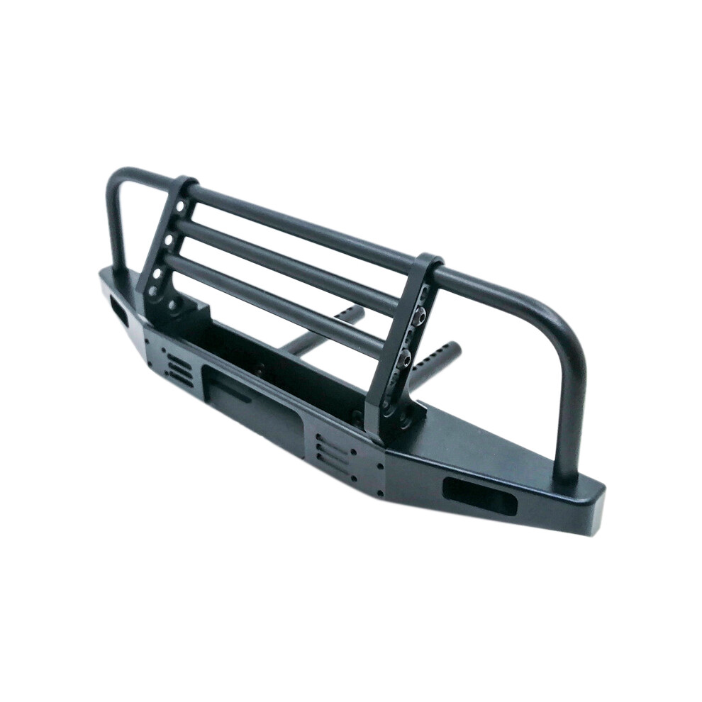 Universal Metal Front Anti-Collision Bumper For 1/10 Rc Crawler Car Trx4 Bronco Axial Scx10 90046 90047 Black 6031266304629
