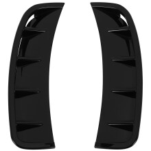 Parachoques Delantero Air Outlet Stickers Trim Cover para una Class W177 A180 A200 A220 A250 Accesorios Deportivos Car Styling (Negro)