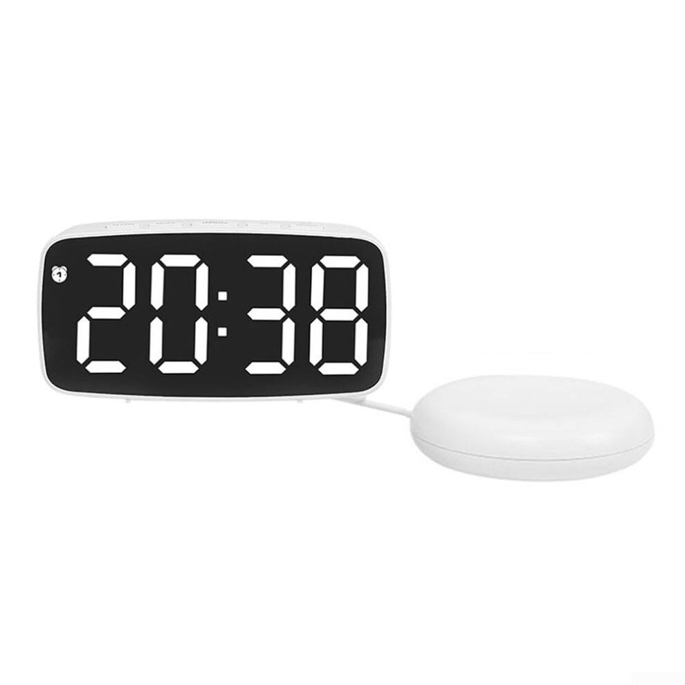 Vibration Alarm Clock With Led Display And Snooze Function Green
