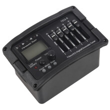 5 Band Akoestische Gitaar Voorversterker EQ Equalizer Klassieke Akoestische Gitaar Versterker Digitale Blend Tuner Piëzo Pickup Zonder Staartpin