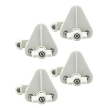 4 Set di Kit di Sostituzione Della Chiusura Della Porta Fibbia per Porta per Yacht RV Kayak Fibbia per Porta RV Adatta per Porte a Battente Sinistra e