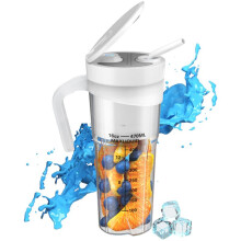 Draagbare Smoothies Blender Elektrische Sapblender Oplaadbare Draagbare Blender voor Smoothies Fruit Blender Wit