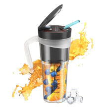 MéLangeur de Smoothies Portable MéLangeur de Jus éLectrique MéLangeur Portable Rechargeable pour Smoothies MéLangeur de Fruits Noir