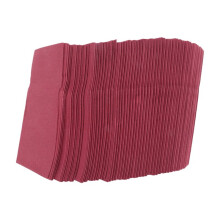 50 Stuks Wegwerp Dinerservetten met Ingebouwde Bestekzak, Voorgevouwen Doek Zoals Papieren Servetten voor Bruiloftsfeest Rood