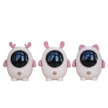 3 Stuks Cartoon Handwarmer Draagbare USB Oplaadbare Digitale Kachel Handwarmers Elektrische Kachel, Roze