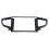 9 Tums Car Frame Fascia Adapter för  Ioniq 2016-2019 Android Radio Dash Fitting Panel Kit 8