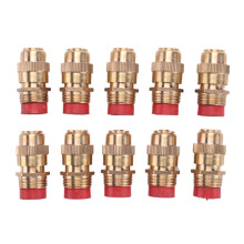 10 Stuks 1/2 Inch Verstelbare Sprinkler Middenafstand Sprinkler Messing Mondstuk Tuin Gazon Irrigatie Watervoorziening Fittingen