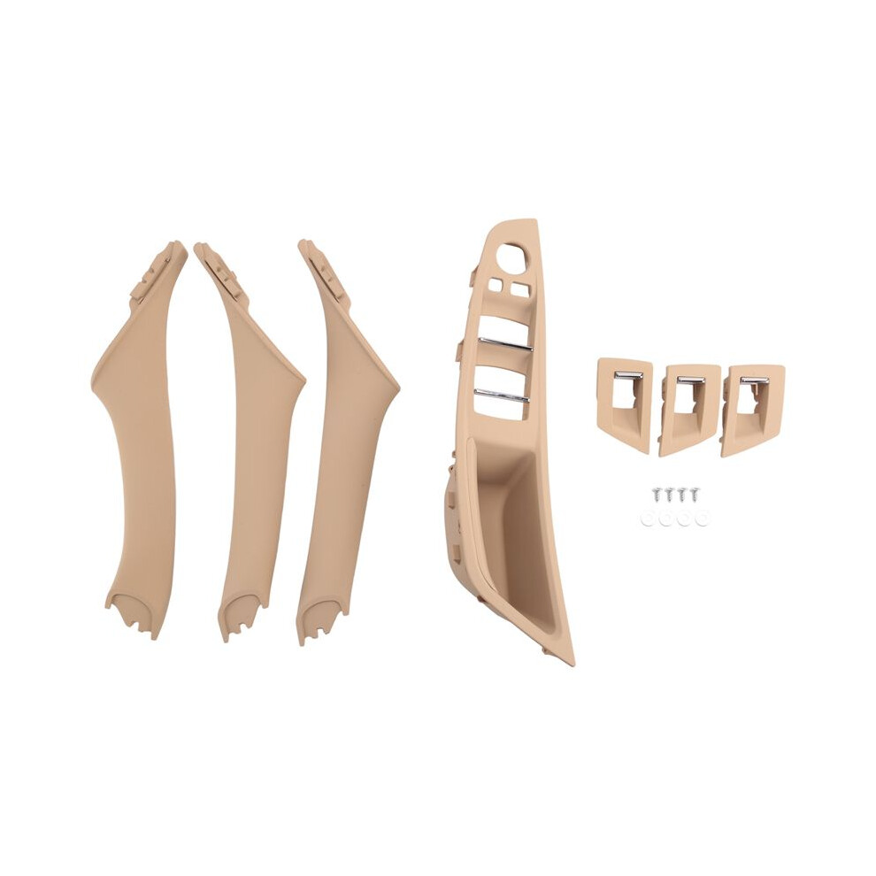 Rhd Car Interior Door Handle Inner Door Panel Pull Trim Cover For - 5 Serie F10 F11 520 525 Rhd Beige 6031041052219