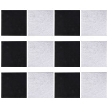 Pannelli nel Schiuma Acustica da 12 Pezzi, Pannelli Fonoassorbenti con Bordi Smussati, Trattamento Acustico Utilizzato Nelle Pareti Domestiche