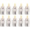 10 Piezas Conector RF UHF Conector Macho RG8 RG58 Cable Conector de Antena PL259 1