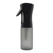 Hair Spray Bottle 200ml Continuous Fine Mist Matte Black Refillable Salon and Plant Use