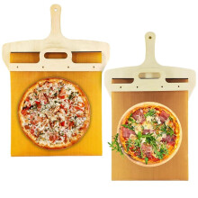 2 Stuks Glijdende Pizzaschep, Glijdende Pizzaschep, de Pizzaschep Die Pizza Perfect Antiaanbaklaag Overbrengt