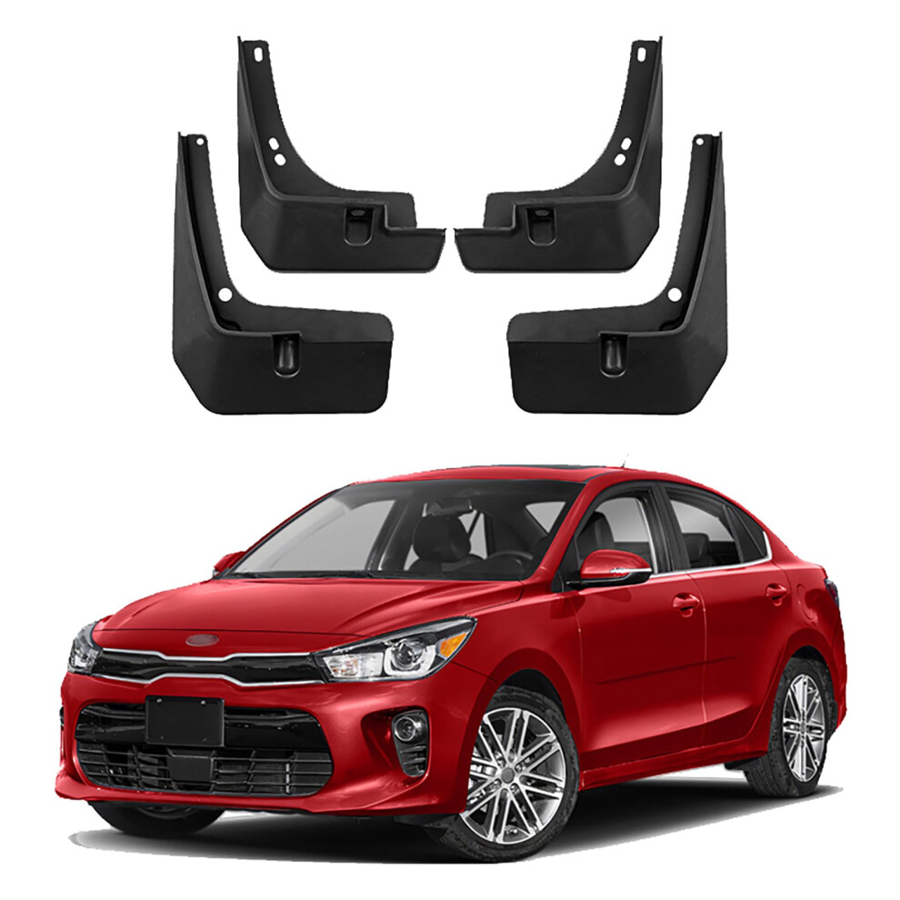 Car Mud Flaps Splash Guards Front And Rear Rubber Mudguards 4 Pieces For Kia K2 Rio 20172023 9199774899758