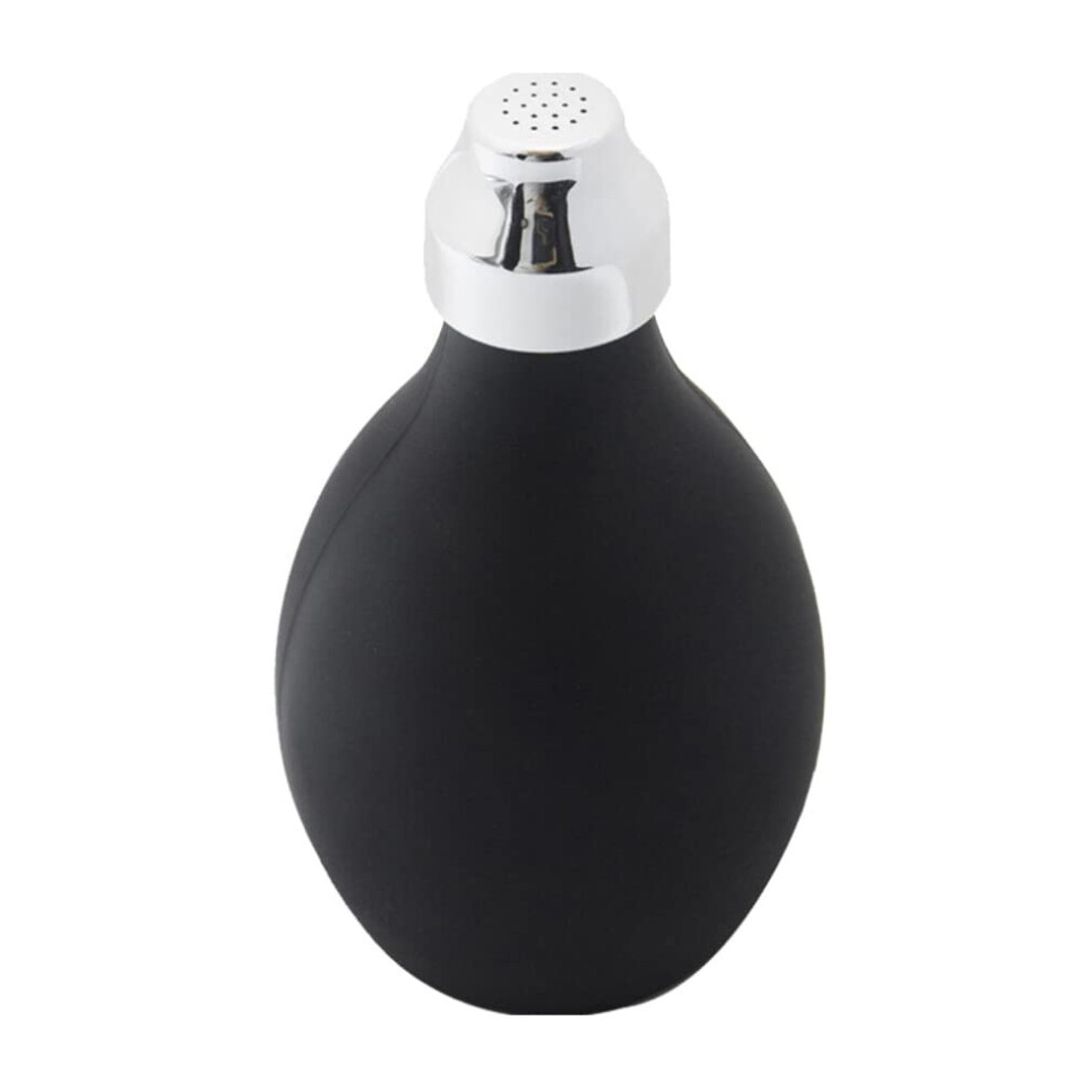 Unisex Black Hairdressing Silicone Powder Blower Applicator Lightweight Powder Spray Bottle For Dry Shampoo Barber Tools