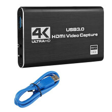 4K Video Capture Card 1080P 60Fps HD Camera Recording Box -Kompatibel USB 3.0 PC Live Capture Card Video Recorder