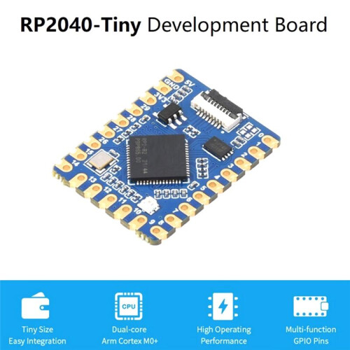 For Raspberry Pi  RP2040-Tiny Development Board -Board with RP2040 Chip USB Port 1