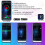 8PCS Motorcycle Underglow LED Light Kit, App Control Multicolor Motorcycle LED Light Kit RGB Strips Light Waterproof 2