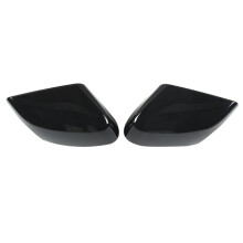 Pour Corvette C8 2020-2023 Noir Brillant Porte LatéRale RéTroviseur Capots de Bordure Accessoires de Voiture CôTé Gauche + Droit