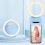 Mobiele Telefoon Schoonheid Handige Draagbare Selfie Multi-Angle Invullicht Multifunctioneel Live Invullicht, Roze 10