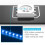 8PCS Motorcycle Underglow LED Light Kit, App Control Multicolor Motorcycle LED Light Kit RGB Strips Light Waterproof 6