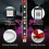 8PCS Motorcycle Underglow LED Light Kit, App Control Multicolor Motorcycle LED Light Kit RGB Strips Light Waterproof 4