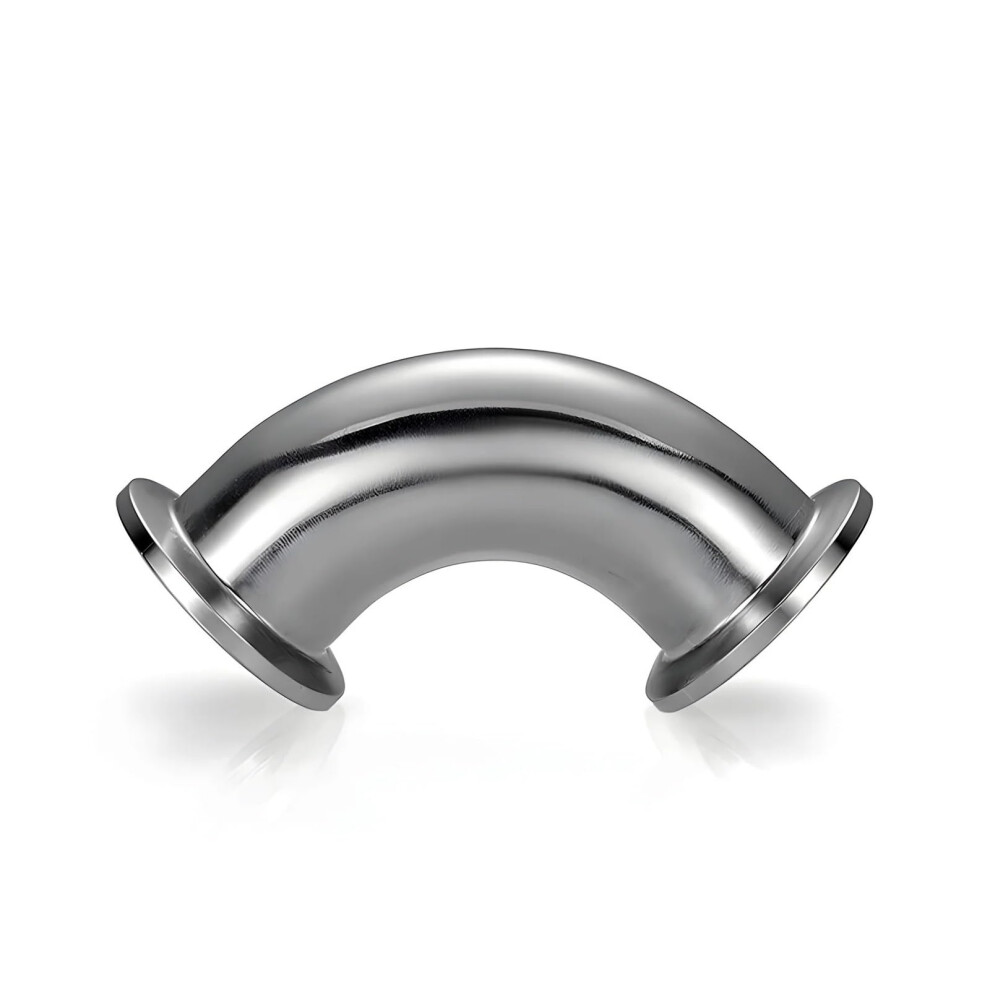 Kf50 Stainless Steel Vacuum Flange Elbow Fitting With Pressure Seal And Quick Clamp Connection 9164114287182