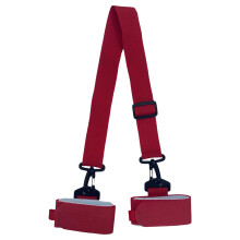 Ski Carrier Strap Adjustable Red, Snowboard Carry Sling, Ski Straps For Winter Gear, Portable Ski Equipment Carrier