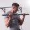Multifunction Adjustable LAT Pull Down Bar Attachment for Home Gym Cable Machine, Black, Compatible with Bench Press and Squat Workouts 3