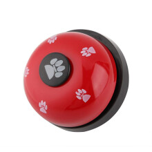 Dog Door Bell Iron Press Bell For Training Red Desk Bell Sturdy Pet Bell For Toilet Training And Interaction