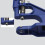 Hand Press Machine for Eyelets Snaps Rivets with Cloth Cover Button Tool for Sewing 5