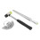 Durable Ring Sizer Mandrel Kit with Hammer for Accurate Measurements 10