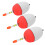 3PCS EVA Leucht Angeln Float Licht Stick Schaum 5
