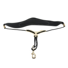 Universal Adjustable PU Leather Saxophone Neck Strap for Alto, Tenor & Soprano Black