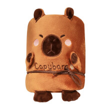 Wearable Capybara Blanket 90cm Size Hooded Cape Style Adult Wearable Blanket