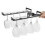 Under Cabinet Stemware Rack for Easy Access, Durable Construction Wine Glass Holder Ideal for Kitchen Hanging Storage 4