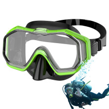 Diving Goggles Silicone Frame With Waterproof Seal Nose Cover Anti Fog Kids Model Swimming Training Pool