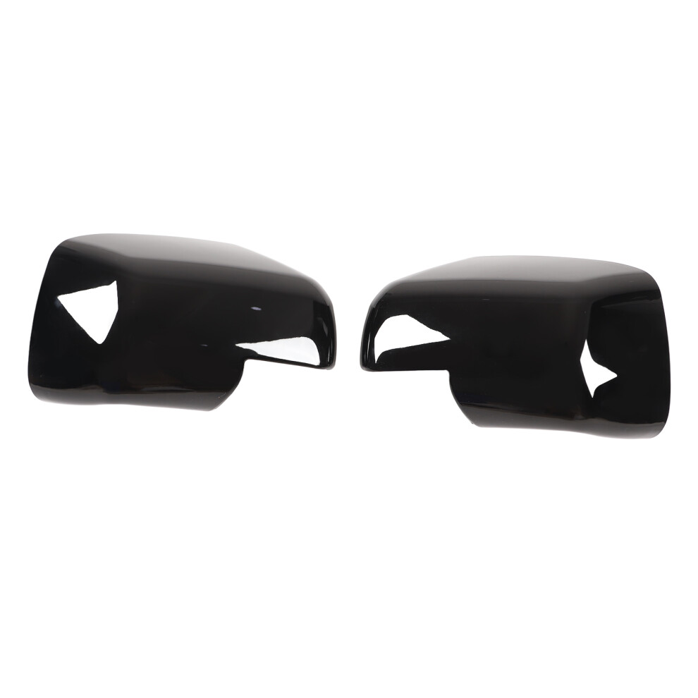 Glossy Rear View Mirror Cover Fit Land Rover Discovery 3 Freelander 2 Range Rover Sport Black 4001374790104